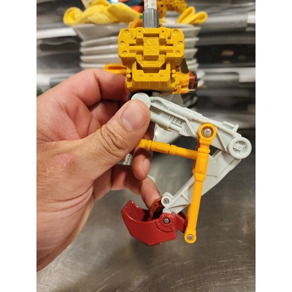 Transformers Cybertron 2005 Longrack Deluxe Class Figure Yellow Incomplete - Picture 5 of 16